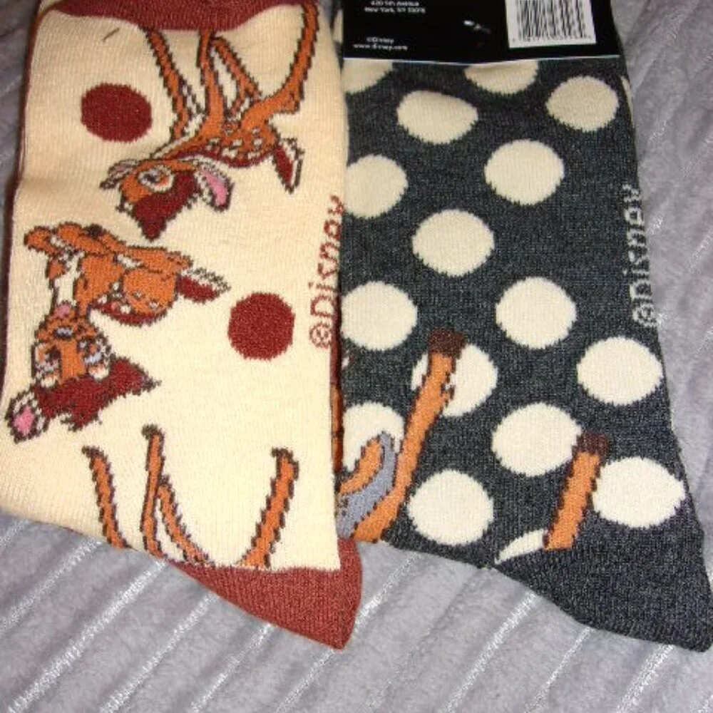 Disney Crew Socks Bambi Bundle 9-13 new